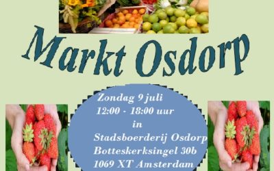 Zondag 9 juli Gezonde markt